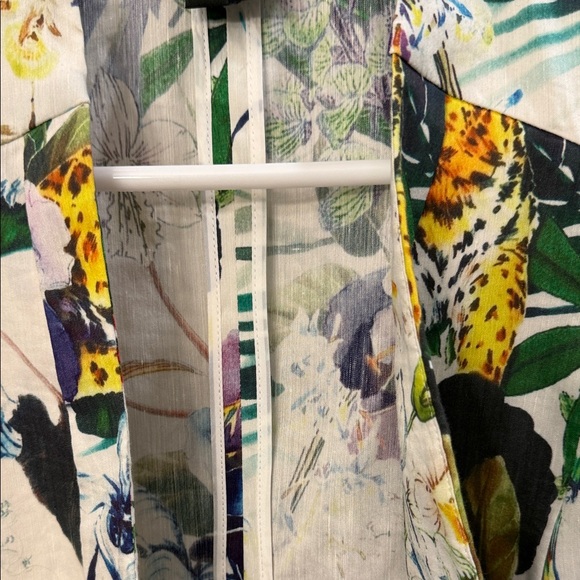 Floral Print Blazer with Vibrant Colors - Picture 7 of 13